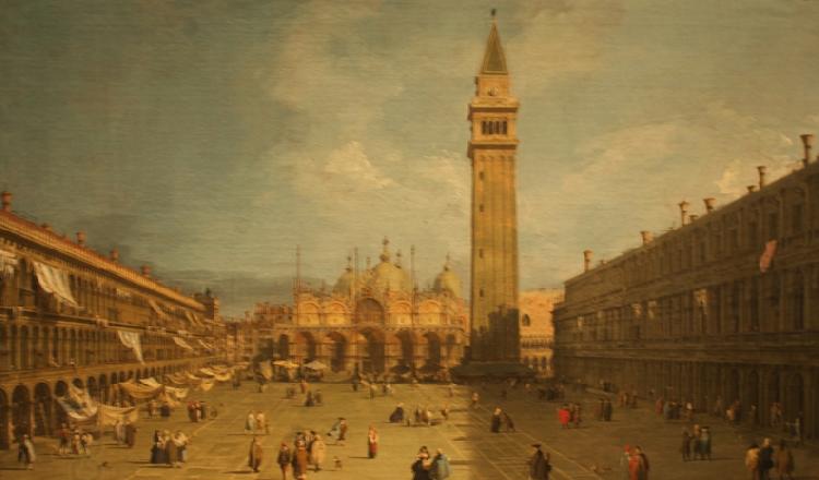 Giovanni Antonio Canal Piazza San Marco oil painting picture
